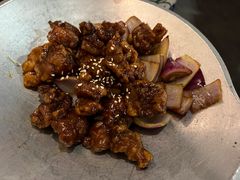 蒜香蜜汁排骨-绿茶餐厅(昌平悦荟店)