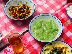 蟹黄咸蛋土豆丝-荆九爷爆炒桥头三嫩(夫子庙店)