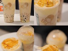 厚烧蛋糕波波奶茶-喜茶(上海打浦桥日月光gelato lab+店)