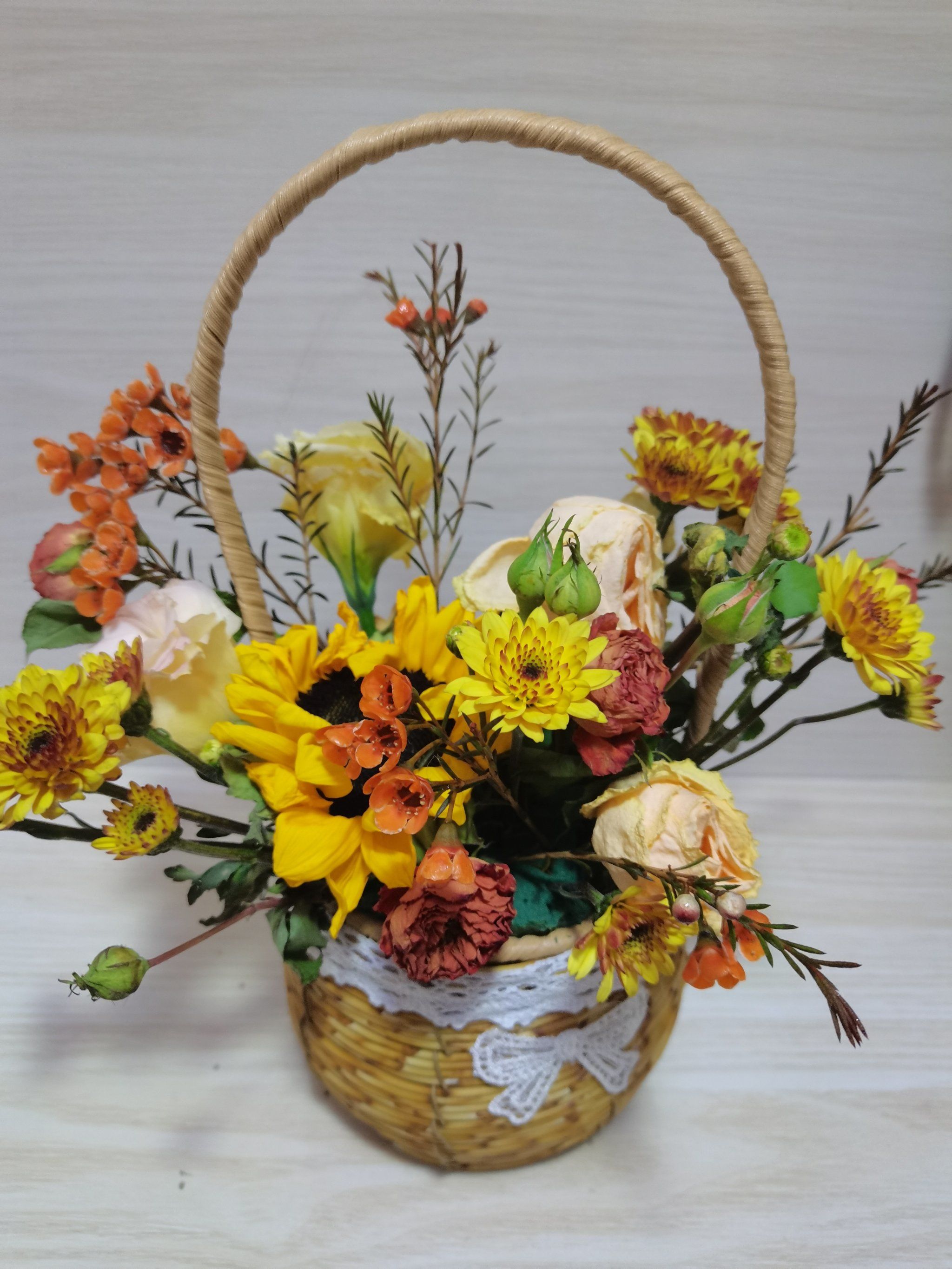 生活需要花儿的点缀🌹匠心花篮,手作的温柔