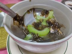 紫菜苦瓜肉片汤-台山第一家兴华黄鳝饭·黄鳝婆(彭沙坑总店)