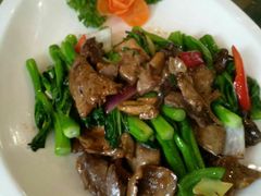 鹅杂炒菜心-百丈园(陈村店)