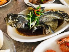 石斑鱼清蒸-四川小胡子海鲜(丁村万人海鲜广场店)