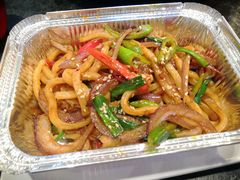 炒乌冬面-秦炉烤肉(财富中心店)