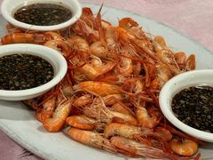 白灼河虾-三伯饭店