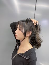 点击看大图 -藤野造型烫发染发