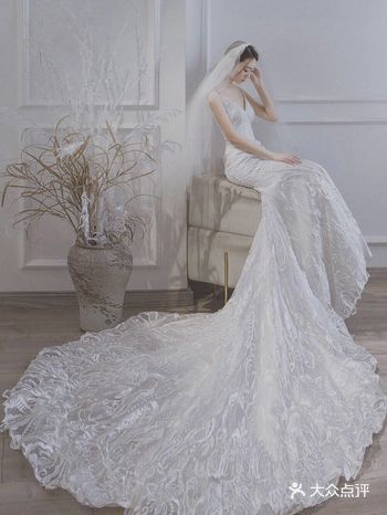 遗落人间仙女-法式人鱼尾婚纱大连婚纱