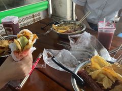 -小红车炸蛋葱油饼