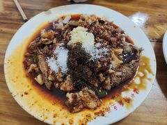 拌剔骨肉-温记府廟豆汤饭·始于1955年(海椒店)