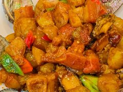鲍鱼烧肉炖土豆-双海酒店·海鲜家常菜(南戴河店)