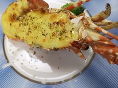 法式奶油培根焗小青龙虾-V Bar海景扒房(北海湾惠龙万达嘉华酒店)