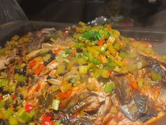 豆豉味烤鱼-江边城外烤全鱼(龙德广场店)