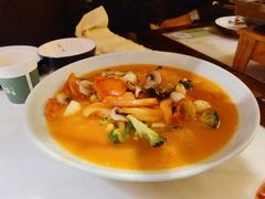 吴韵上汤西兰花-绿茶餐厅(松江万达店)