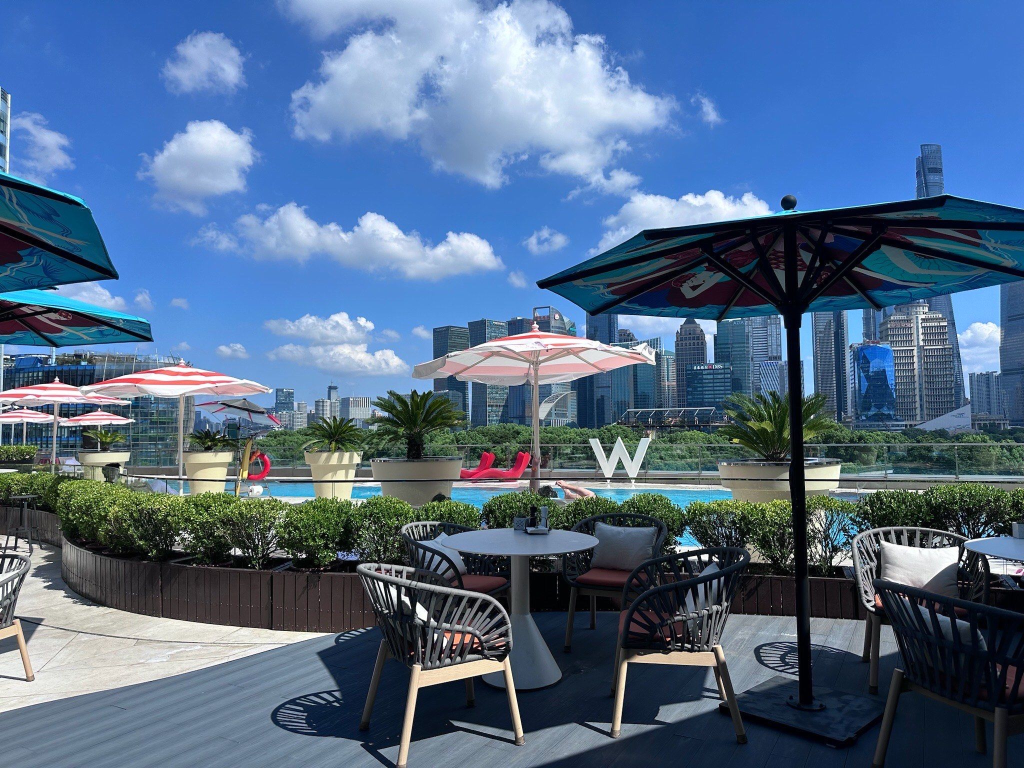 w酒店 露天游泳池