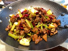 干锅小炒黄牛肉-寨子里的钵钵菜·湘西山里菜(魅力湘西店)