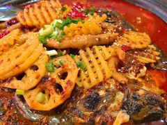 -探鱼·鲜青椒爽麻烤鱼(银泰城店)