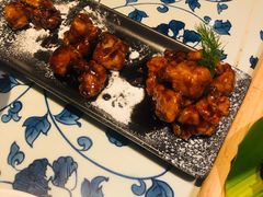 雪花糖醋里脊-绿茶餐厅(王府井永宁门店)