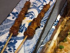 烤羊肉串-探鱼·鲜青椒爽麻烤鱼(苏宁广场店)