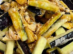 蛤蜊肉拌茄子-华春餐馆(鱼山路店)