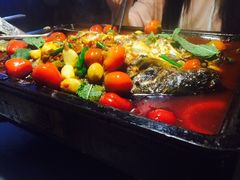 -探鱼·鲜青椒爽麻烤鱼(中天广场店)