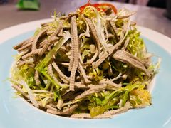 苦菊拌豆腐丝-便宜坊烤鸭店(航天桥店)