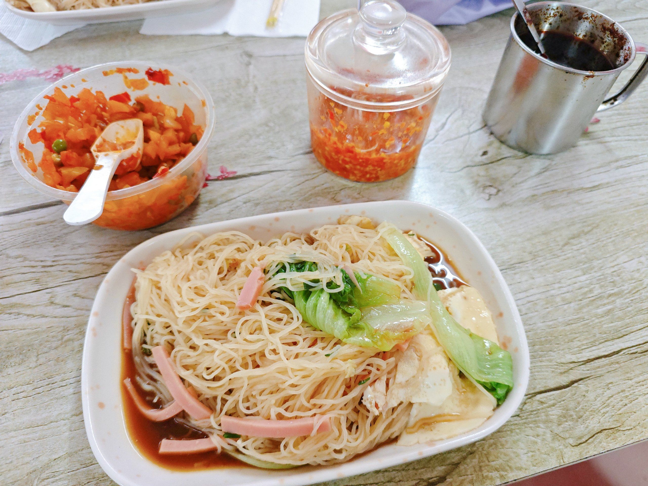 蒸米粉➕剁辣椒,绝配