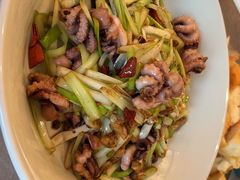 韭黄八爪鱼-鸽子侯·家宴·平价海鲜(绿地店)