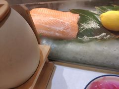 超级新鲜的三文鱼-济南香格里拉·咖啡泉自助餐厅