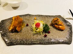 陈皮元宝虾拼西柠煎软鸡-涵苑私宴定制(外滩店)