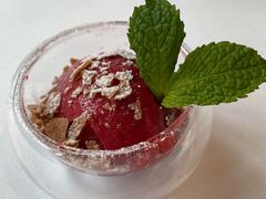 蔓越莓冰沙-北京古城老院厉晓麟精致菜