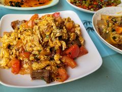 西红柿鸡蛋卤牛肉-良泉足疗