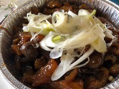 海参烧蹄筋-明仕田园酒店
