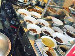 自助调料区-松树干拌面店