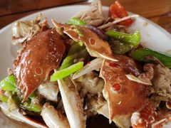 炒螃蟹-蓝湾碧波·老字号·疍家非遗海上餐厅