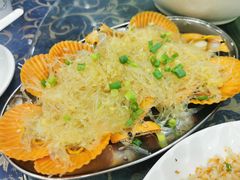 蒜蓉粉丝蒸扇贝-七鲜渔港美食餐厅(巽寮湾海景店)