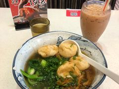 金钱肚菜心鱼豆腐河粉-潮庭港式茶餐厅·熊仔奶茶(同济广场店)