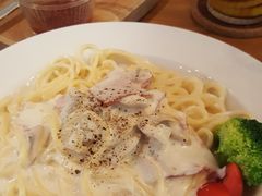 蘑菇培根白汁意粉-西关84·History·Art·Cafe