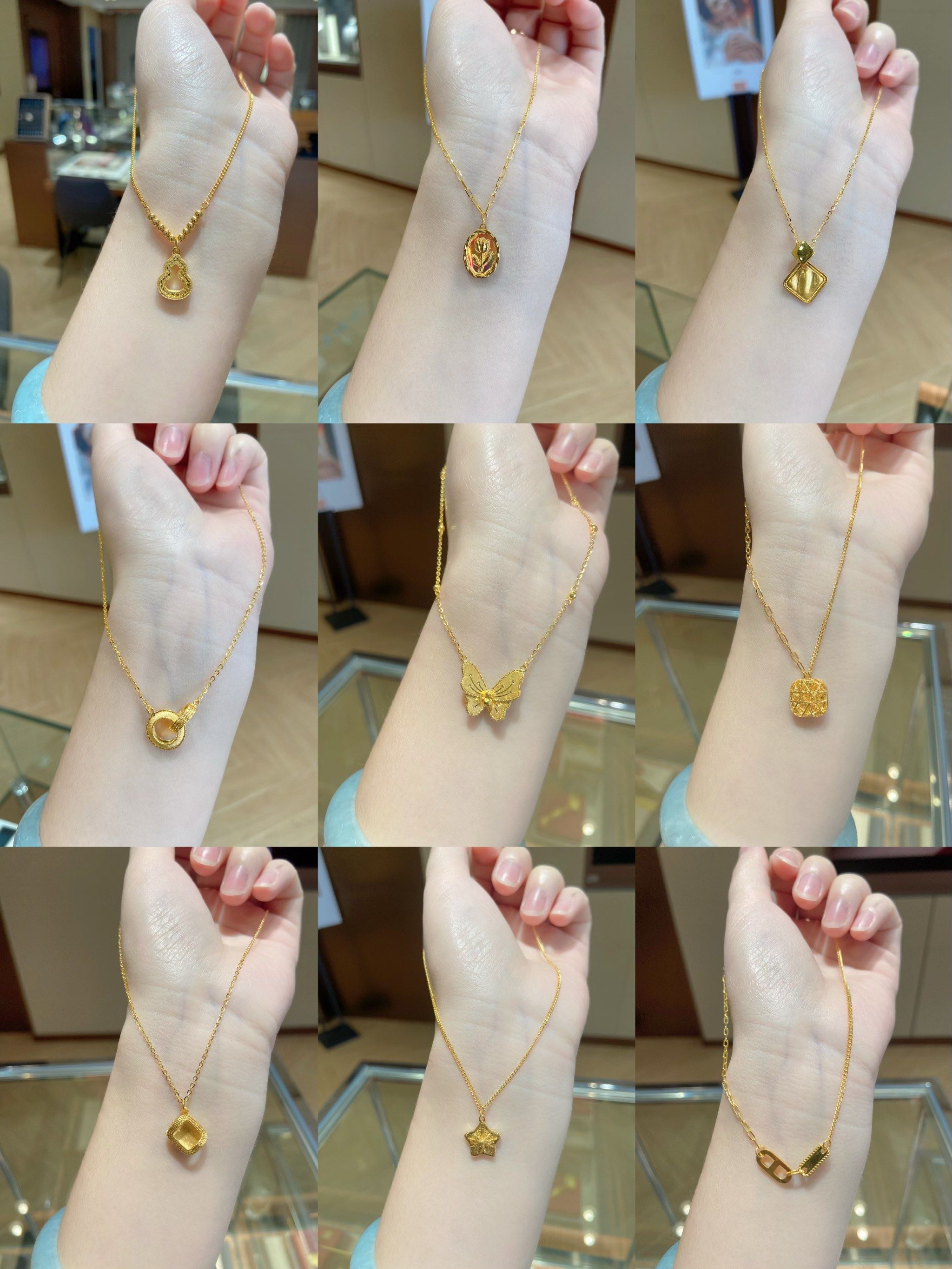 周大福黄金克减50.全部克减50.
款式多多!月底最后几天!