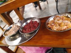 姜葱炒猪颈肉-盈田盈粥庄(博山东路店)