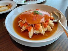 黑毛猪陈酿花雕蒸膏蟹肉-广州柏悦酒店·悦景轩·粤菜餐厅