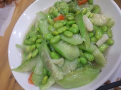 丝瓜毛豆-黄牛肉馆·皖南土菜