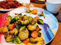 甘蓝虾仁-甜阿姨·天台花园私房菜(万松园店)