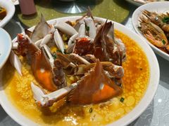梭子蟹炖蛋-启东海鲜人家(古美路店)