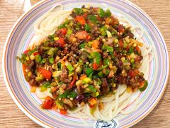 -歹歹的加个面过油肉拌面