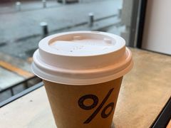 单品豆拿铁-% Arabica阿拉比卡咖啡烘焙工坊