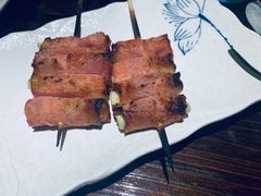 烤培根卷芦竹笋日式烧烤-鸟鹏烧鸟居酒屋(熙龙湾店)