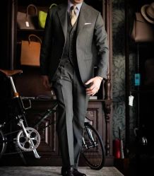 点击看大图 -怒马会 全麻衬西装高级定制