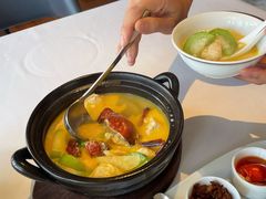 六月黄丝瓜盐卤豆腐煲-新荣记(建国门外大街店)
