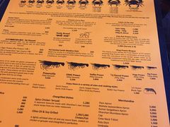 菜单-Ministry of Crab(科伦坡店)