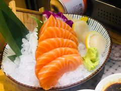 三文鱼刺身-林妈妈村·日式料理(宝山万达店)
